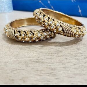 Women's Gold Marquise Diamond Bangles